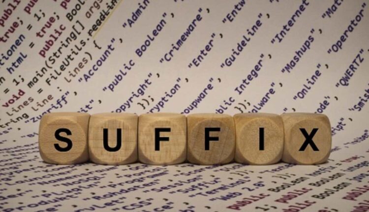 what is a suffix