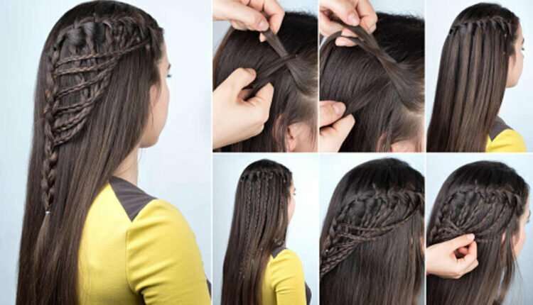 waterfall braid tutorial