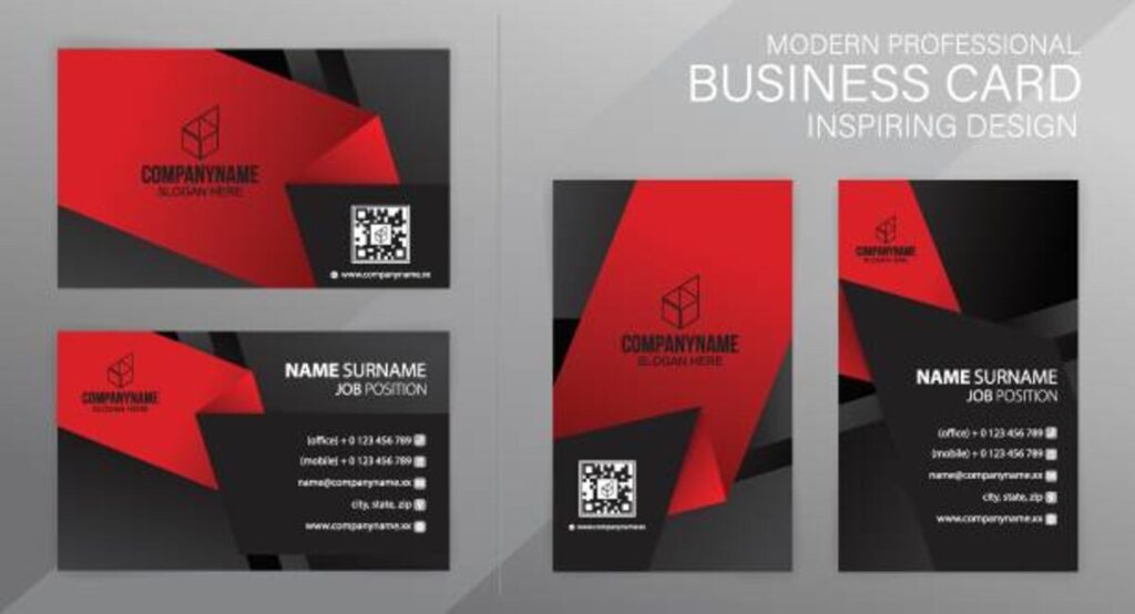 Address on a Business Card