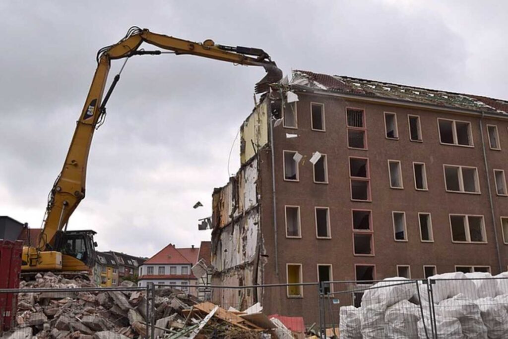 demolition in Austin
